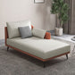 Nordic Style Faux Leather Chaise Recessed Arms Chaise in Solid Color Clearhalo 'Chairs & Seating' 'Chaise Lounge' 'chaise_lounge' 'furn' 'furn_chaise_lounge' 'Furniture' 'Living Room Furniture' 1200x1200_9c4b6b62-6f96-4398-ba9c-34a4c898b449