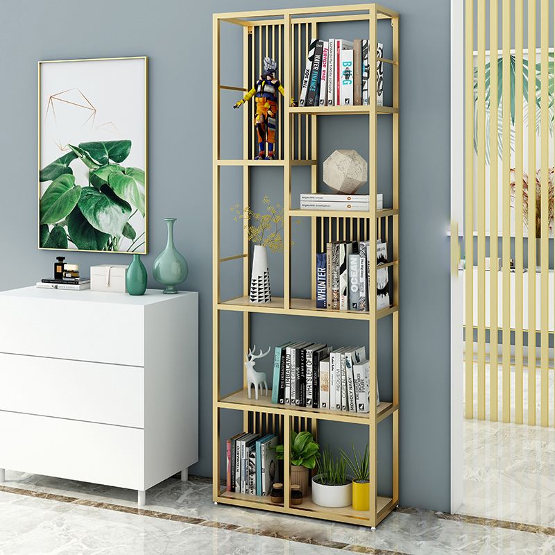 Open Back Shelf Bookcase Glam Style Bookcase for Office and Study Room Clearhalo 'Bookcases' 'furn' 'furn_bookcases' 'Furniture' 'furniture_bookcases' 'Office Furniture' 1200x1200_9c4d38a3-568b-4c3b-b0de-7cd0027cc1ad