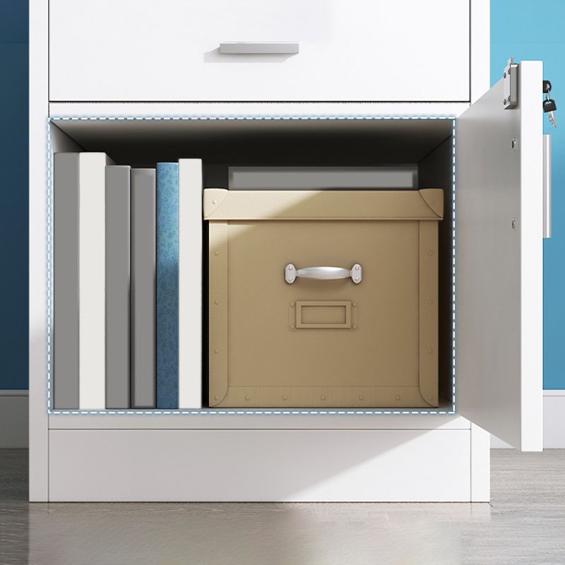 Leisure File Cabinet Color Block Wood Locking Drawers File Cabinet Clearhalo 'Filing Cabinets' 'filling_cabinets' 'furn' 'furn_filling_cabinets' 'Furniture' 'Office Furniture' 1200x1200_9c4e29c7-afde-4a8c-bbc3-2695c5571d93