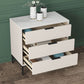 Modern Accent Chest with Soft Close Drawers 15.74" Wide Pine Chest