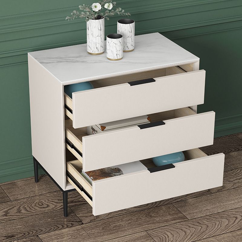 Modern Accent Chest with Soft Close Drawers 15.74" Wide Pine Chest