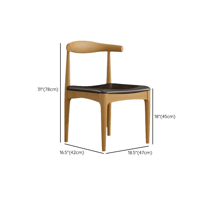 Natural Finish Solid Wood Dining Set 1/2/5 Pcs Industrial Dinette Table Set for Home Clearhalo 'Dining Room Sets' 'Dining Tables & Seating' 'dining_room_set' 'furn' 'furn_dining_room_set' 'Furniture' 'Kitchen & Dining Furniture' 1200x1200_9c505fe1-0da3-45ba-bd5d-76897746a14f