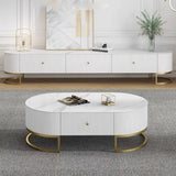 Sinterizzato in pietra per la casa TV TV Luxury chiuso con cassetti