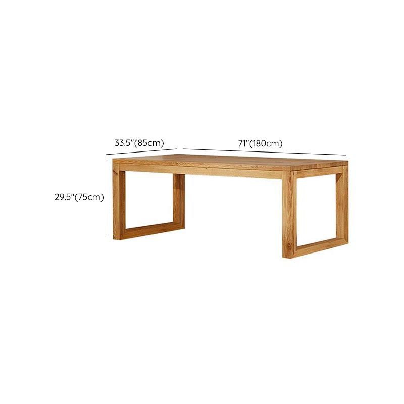 Modern 1/9 Pieces Dining Set Rectangle Pine Wood Dining Table for Dining Room Clearhalo 'Dining Room Sets' 'Dining Tables & Seating' 'dining_room_set' 'furn' 'furn_dining_room_set' 'Furniture' 'Kitchen & Dining Furniture' 1200x1200_9c50cac2-99db-4f0f-b823-1e7f457bdea1
