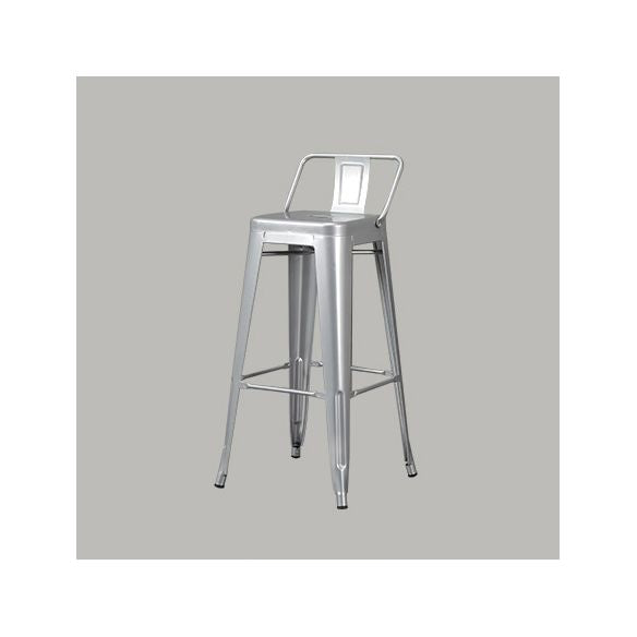 Industrial Style Metal Bar-stool Square Seat Counter Stool for Kitchen Bar Clearhalo 'Bar Furniture' 'Bar Stools' 'bar_stools' 'furn' 'furn_bar_stools' 'furniture_bar_stools' 'Kitchen & Dining Furniture' 'kitchen&dining_furn' 'kitchen' 'kitchen_furn' Furniture' 1200x1200_9c520c15-0746-4112-a629-83d961994cef
