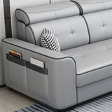 106.3"L x 57.09"W x 35.43"H Fabric Adjustable High Back Sectionals Sofa with Storage Clearhalo 'furn' 'furn_sectionals' 'Furniture' 'furniture_sectionals' 'kitchen' 'kitchen_sectionals' 'Living Room Furniture' 'Sectionals' 1200x1200_9c5314c8-520a-40dd-ad36-8008c6edecd0