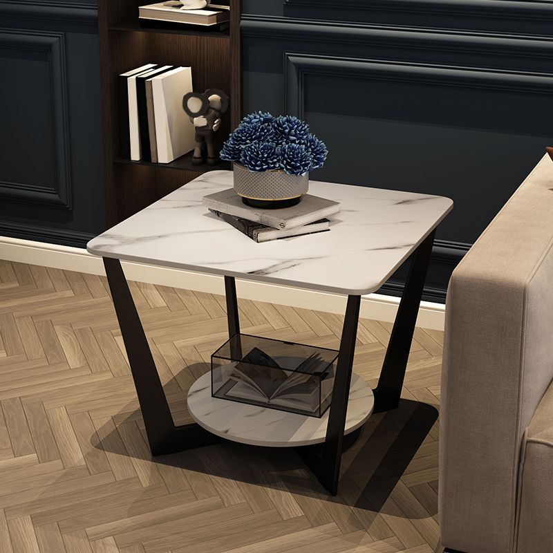 19,6 "tavolo da parte superiore in ardeggio quadrata moderna alta