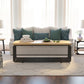 Metal Frame 1 Single Coffee Table Nordic Wood Rectangular Cocktail Table with Storage Clearhalo 'Coffee & Accent Tables' 'Coffee Tables' 'coffee_tables' 'furn' 'furn_coffee_tables' 'Furniture' 'Living Room Furniture' 1200x1200_9c53ed1f-51b8-4dfe-810e-5246c41dd73c