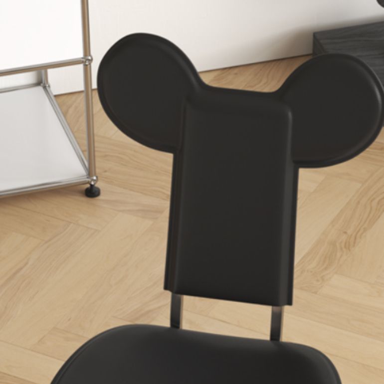 Roestvrijstalen frame dineren zijkant stoel binnengunde zijstoel