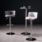 Scandinavian Adjustable Height Barstool Faux Leather Swivel Bar Stools Clearhalo 'Bar Furniture' 'Bar Stools' 'bar_stools' 'furn' 'furn_bar_stools' 'Furniture' 'Kitchen & Dining Furniture' 1200x1200_9c56f1a7-ada7-40bd-b396-4a23b4071e93