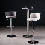 Scandinavian Adjustable Height Barstool Faux Leather Swivel Bar Stools Clearhalo 'Bar Furniture' 'Bar Stools' 'bar_stools' 'furn' 'furn_bar_stools' 'Furniture' 'Kitchen & Dining Furniture' 1200x1200_9c56f1a7-ada7-40bd-b396-4a23b4071e93