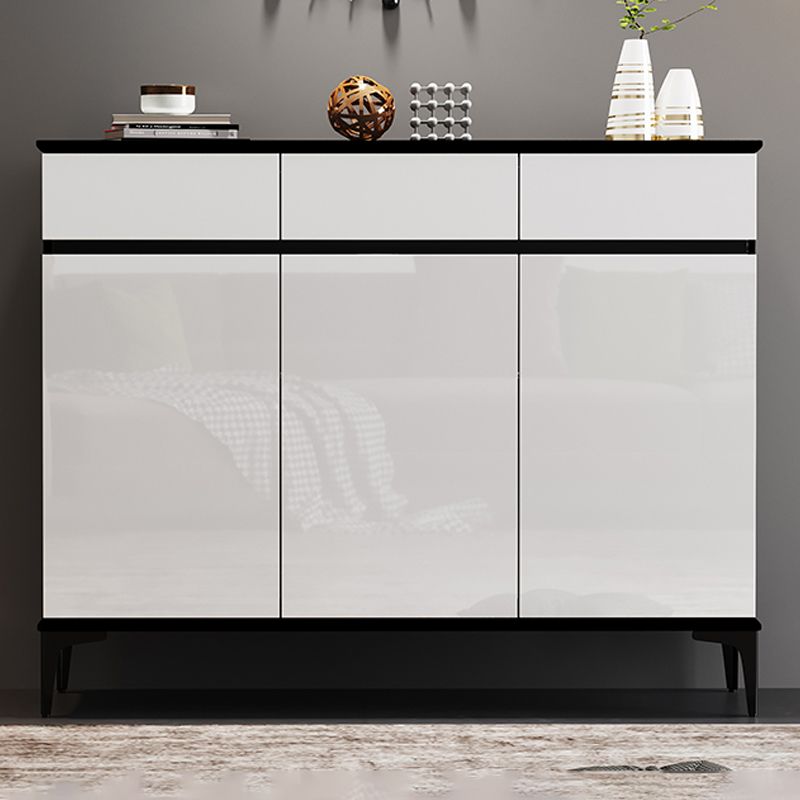 Moderno moderno moderno 39,4 "2/34 - cassetto grigio e nero armadio