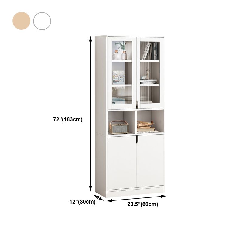 Standard Book Shelf Scandinavian Shelf Bookcase for Study Room Clearhalo 'Bookcases' 'furn' 'furn_bookcases' 'Furniture' 'Office Furniture' 1200x1200_9c59ce6a-ce27-4d97-ba18-5aedf09f182e