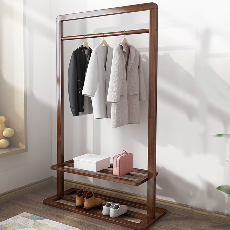 Contemporary Style Coat Hanger Shelves Design Solid Wood Coat Rack for Living Room Clearhalo 'Entry & Mudroom Furniture' 'furn' 'furn_hall_tree_coat_racks' 'Furniture' 'Hall Trees & Coat Racks' 'hall_tree_coat_racks' 1200x1200_9c59f126-200e-4c53-b15d-254323adb3d1
