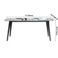 Contemporary Dining Table Sintered Stone Dining Table with 4 Black Legs for Dining Clearhalo ' dining_table' 'Dining Tables & Seating' 'Dining Tables' 'furn' 'furn_dining_table' 'Furniture' 'furniture_dining_table' 'Kitchen & Dining Furniture' 'kitchen&dining_furn' 'kitchen' 'kitchen_dining_table' 1200x1200_9c5eb036-c0bb-4eee-8bd3-31afe90a5f1c