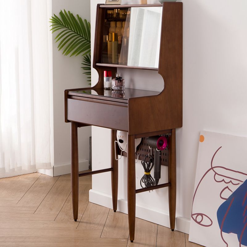 Mirrored Glass Drawers Make-up Vanity with Storage for Bedroom Clearhalo 'Bedroom Furniture' 'furn' 'furn_makeup_vanities' 'Furniture' 'Makeup Vanities' 'makeup_vanities' 1200x1200_9c61b55e-1320-4148-9b82-937c5a3d1709