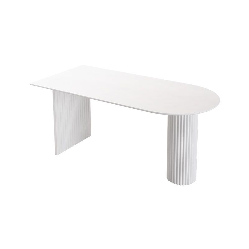 Irregular Shape Indoor Table for Restaurant Modern Island Table with Double Pedestal Clearhalo 'Dining Tables & Seating' 'Dining Tables' 'dining_table' 'furn' 'furn_dining_table' 'Furniture' 'furniture_dining_table' 'Kitchen & Dining Furniture' 'kitchen' 'kitchen_dining_table' 1200x1200_9c66f3bd-f02a-41ff-b1d2-590a821c1d90