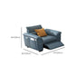 Stainless Steel Blue Genuine Leather Living Room Flared Arm Sofa Clearhalo 'furn' 'furn_sofas' 'Furniture' 'Living Room Furniture' 'Sofa' 'sofas' 1200x1200_9c672a14-0d4b-445f-b3b3-2944dc740c36
