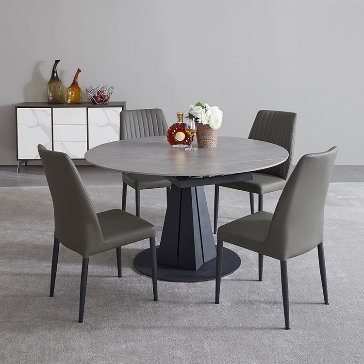 Modern 1/4/5/7 Pieces Dining Sintered Stone Dining Table Set for Kitchen Clearhalo 'Dining Room Sets' 'Dining Tables & Seating' 'dining_room_set' 'furn' 'furn_dining_room_set' 'Furniture' 'furniture_dining_room_set' 'Kitchen & Dining Furniture' 'kitchen&dining_furn' 'kitchen' 1200x1200_9c6a9305-2f55-4b3d-b28d-0b3a3f1d71f5
