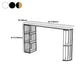 Industrial Style Stone Bar Counter Table Metal Bar Counter Table