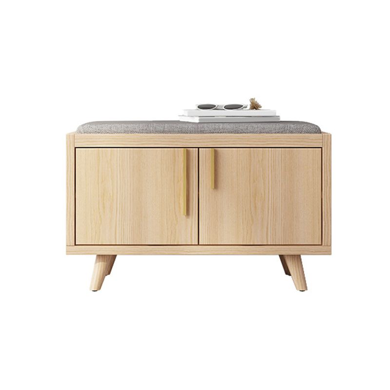 Solid Wood Entryway Bench, 20"H Upholstered Bench with 4 Legs Clearhalo 'Benches' 'Chairs & Seating' 'furn' 'furn_benches' 'Furniture' 'Living Room Furniture' 1200x1200_9c6d7101-2fb8-4be9-acb8-a808d8c0dfad