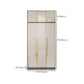 Contemporary Wardrobe Closet with Shelves Engineered Wood Wardrobe Armoire