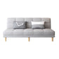 30.31" H Linen Armless Sofa with Biscuit Back Foldable Convertible Sofa Clearhalo 'furn' 'furn_sofas' 'Furniture' 'furniture_sofas' 'kitchen' 'kitchen_sofas' 'Living Room Furniture' 'Sofa' 'sofas' 1200x1200_9c6f0d05-32a9-4ff8-9ca9-00c6100379f7