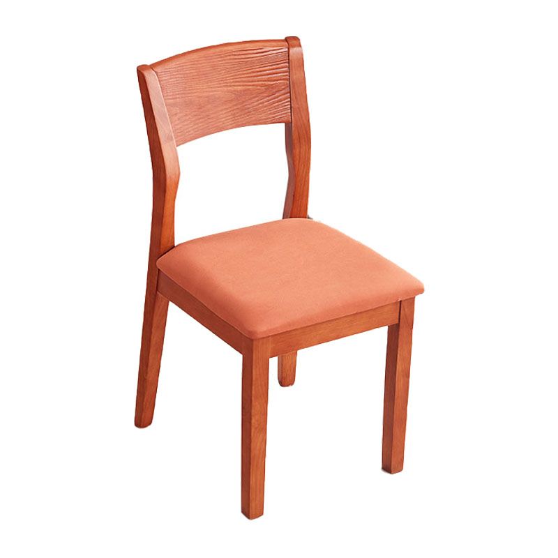 Modern Rubberwood Open Side Chair Matte Finish Wood Dining Chair Clearhalo ' kitchen&dining_furn' 'Dining Chairs' 'Dining Tables & Seating' 'dining_chair' 'furn' 'furn_dining_chair' 'Furniture' 'furniture_dining_chair' 'Kitchen & Dining Furniture' 'kitchen' 1200x1200_9c6f2237-7fcb-4654-bd01-906c7c71e1dc