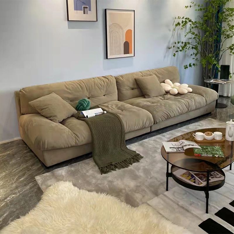 Zeitgenössischer armloser Sofa Tufted Split-Rücken-Wohnzimmersofa