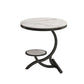 Contemporary 21.7-inch End Table with 1-shelf Metal C Nesting Tables