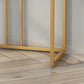31.5-inch Tall Marble Console Table Modern 1-shelf Accent Table for Hall