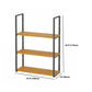 Modern Natural Floating Book Shelf Coffee Shop 43.3" H Bookshelf Clearhalo 'Bookcases' 'furn' 'furn_bookcases' 'Furniture' 'Office Furniture' 1200x1200_9c7191e5-a668-4134-9149-a1a734aebdcd