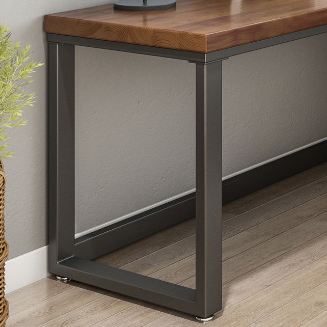 Industrial Style Office Desk Brown Home L-Shape Wooden Writing Desk Clearhalo 'furn' 'furn_office_desk' 'Furniture' 'furniture_office_desk' 'Office Desks' 'Office Furniture' 'office_desk' 1200x1200_9c72b32a-118e-4080-815a-49210c9a5d06