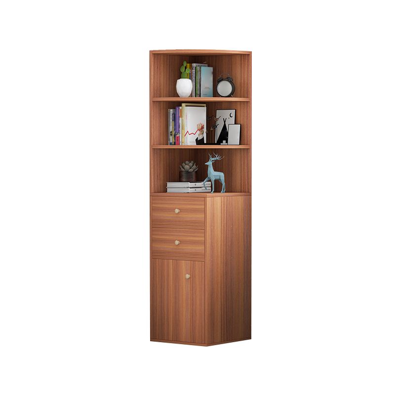 Scratch Resistant Accent Cabinet with 0/1/2 Drawers and Shelves