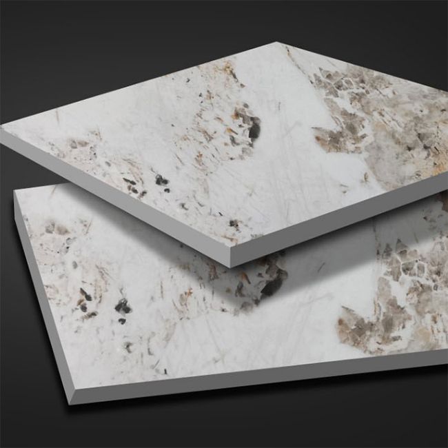 Glam Rectangle Console Accent Table Stone Console Sofa Table for Hall