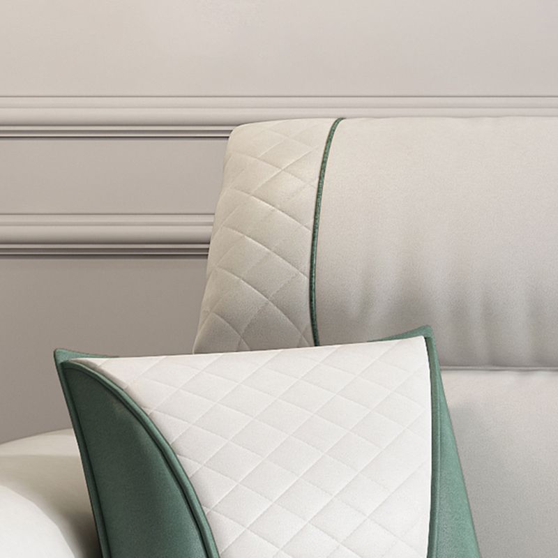 Glam da 38,18 "h divano e chaise del braccio svasato per soggiorno per soggiorno