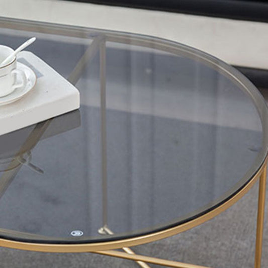 Tavolo da cocktail di caffè moderno a X-base tavolo da cocktail top caffè per soggiorno