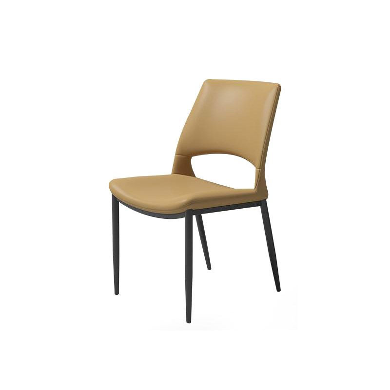 Kitchen Open Back Dining Chair Industrial Upholstered Armless Chair Clearhalo 'Dining Chairs' 'Dining Tables & Seating' 'dining_chair' 'furn' 'furn_dining_chair' 'Furniture' 'Kitchen & Dining Furniture' 1200x1200_9c7eaf10-7303-412d-a31c-903d8ed950e8