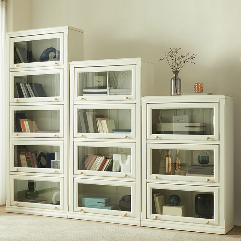 White Standard Bookcase Contemporary Wooden Bookshelf with Shelves Clearhalo 'Bookcases' 'furn' 'furn_bookcases' 'Furniture' 'Office Furniture' 1200x1200_9c7ef749-c313-4b46-8af2-c1363b8007c4