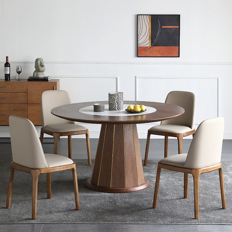 Contemporary 1/4/5/7 Pieces Dining Sintered Stone Dining Table Set with Wooden Legs Clearhalo 'Dining Room Sets' 'Dining Tables & Seating' 'dining_room_set' 'furn' 'furn_dining_room_set' 'Furniture' 'furniture_dining_room_set' 'Kitchen & Dining Furniture' 'kitchen&dining_furn' 'kitchen' 1200x1200_9c7fffb1-2828-4d2c-92ff-f2130b8157ed