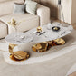 No Distressing Slate Coffee Table Glam Nesting Coffee Table Set