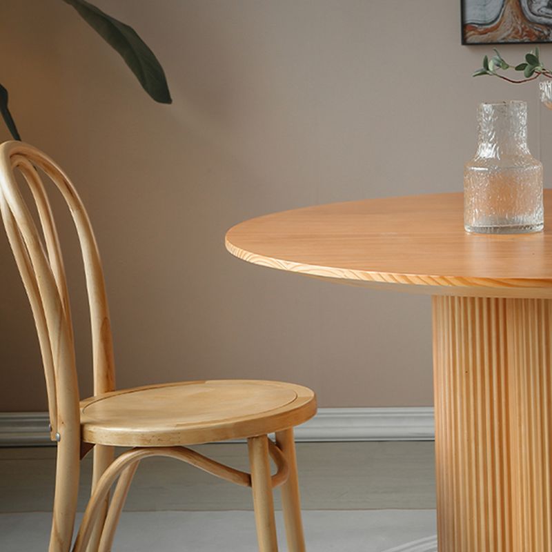Contemporary Dining Set 1/2/5/7 Pcs Solid Wood Dining Table and Chairs Clearhalo 'Dining Room Sets' 'Dining Tables & Seating' 'dining_room_set' 'furn' 'furn_dining_room_set' 'Furniture' 'Kitchen & Dining Furniture' 1200x1200_9c85a830-d887-4ed4-8352-e2fcd8a5cad3