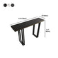 Sled Basic Console Table with Rectangle Top Sofa Console Table Clearhalo 'Console Tables' 'console_tables' 'Entry & Mudroom Furniture' 'furn' 'furn_console_tables' 'Furniture' 1200x1200_9c864882-d98c-42e5-9ec1-9ba778b50b04