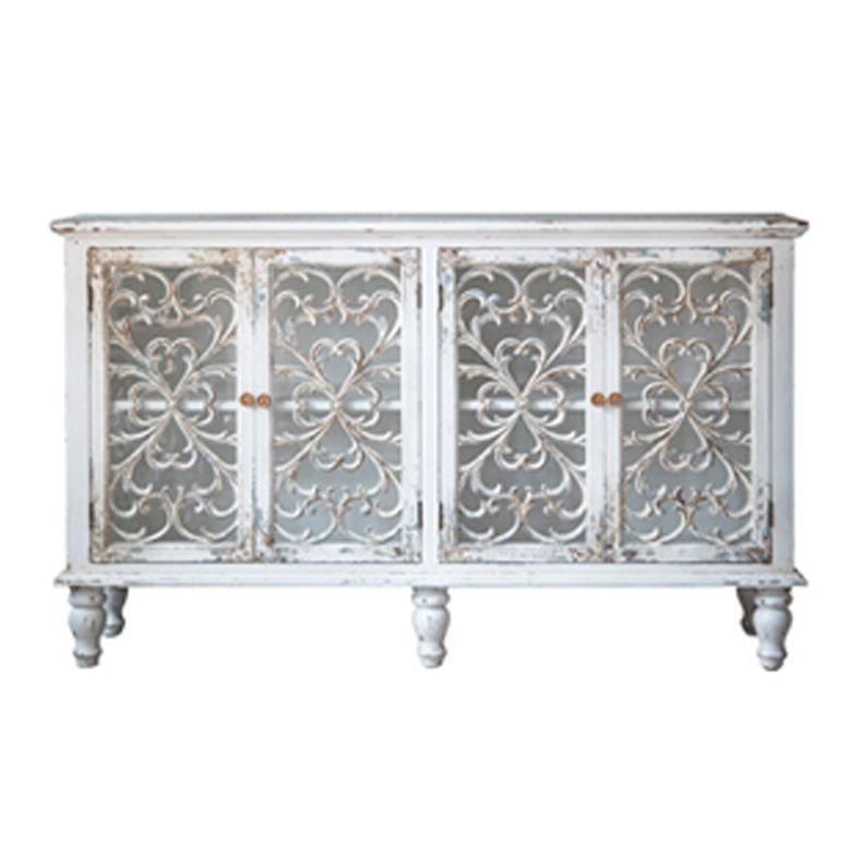 Traditional Wood Display Stand Glass Doors Storage Cabinet with Doors for Living Room Clearhalo 'Display & China Cabinets' 'display_china_cabinets' 'furn' 'furn_display_china_cabinets' 'Furniture' 'Kitchen & Dining Furniture' 1200x1200_9c874ce7-7f8b-40f5-a5c9-3925be16fcab