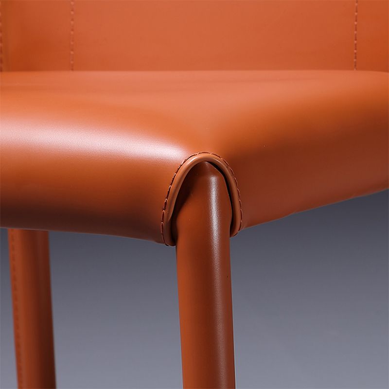 Contemporary Side Chair Wingback Metal Dining Chair for Indoor Clearhalo 'Dining Chairs' 'Dining Tables & Seating' 'dining_chair' 'furn' 'furn_dining_chair' 'Furniture' 'Kitchen & Dining Furniture' 1200x1200_9c87b85d-6087-4075-9ed6-3917a36ac1ca