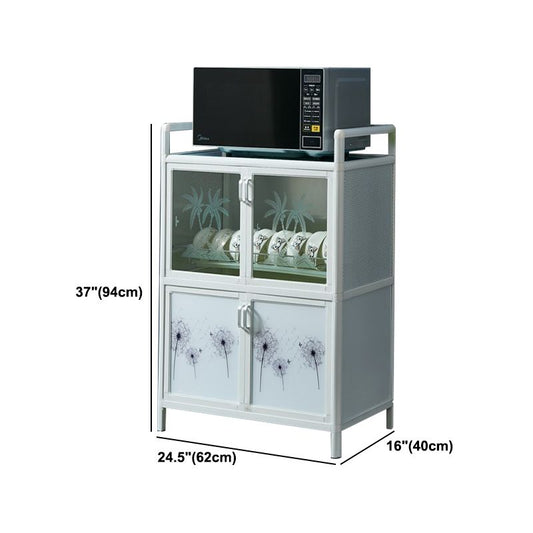 Server in vetro a buffet temperato soggiorno telaio in alluminio moderno server da cucina in stile moderno