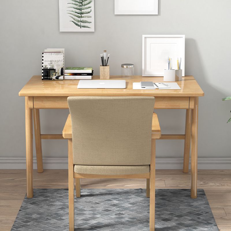 Indoor Contemporary Arm Chair Solid Back Upholstered Wood Single Dining Room Chair Clearhalo ' kitchen&dining_furn' 'Dining Chairs' 'Dining Tables & Seating' 'dining_chair' 'furn' 'furn_dining_chair' 'Furniture' 'furniture_dining_chair' 'Kitchen & Dining Furniture' 'kitchen' 1200x1200_9c8ac873-57bf-4c41-9935-461432dab069