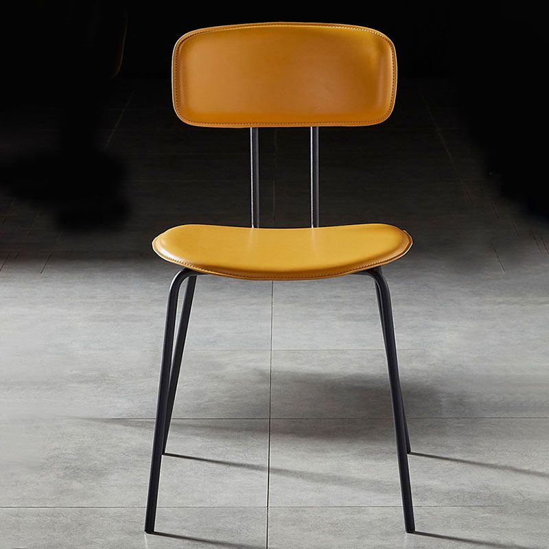 Industrial Design Open Back Dining Side Chairs Armless Dining Side Chairs for Kitchen Clearhalo ' kitchen&dining_furn' 'Dining Chairs' 'Dining Tables & Seating' 'dining_chair' 'Furniture' 'furniture_dining_chair' 'Kitchen & Dining Furniture' 'kitchen' 1200x1200_9c8cb2c9-4288-45be-82d1-4bf7fce1da90