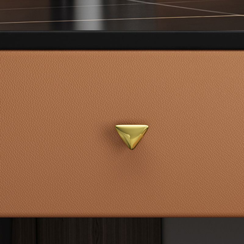 Vanity Stone Makeup Dressing Table Stool Set with 2 Drawers - 31.1" H Clearhalo 'Bedroom Furniture' 'furn' 'furn_makeup_vanities' 'Furniture' 'Makeup Vanities' 'makeup_vanities' 1200x1200_9c8eef97-108c-42a6-9c7e-82ffa5fbe2bd