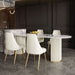 Minimalist White Irregular Dining Table Sintered Stone Standard Dining Table for Kitchen Clearhalo ' dining_table' 'Dining Tables & Seating' 'Dining Tables' 'furn' 'furn_dining_table' 'Furniture' 'furniture_dining_table' 'Kitchen & Dining Furniture' 'kitchen&dining_furn' 'kitchen' 'kitchen_dining_table' 1200x1200_9c8f3ced-ea6a-4f3f-bf5f-fb60b147dc91